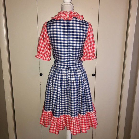 Vintage Handmade Square Dance Outfit Matching Mens Womens Used 3 Piece - Picture 9 of 16